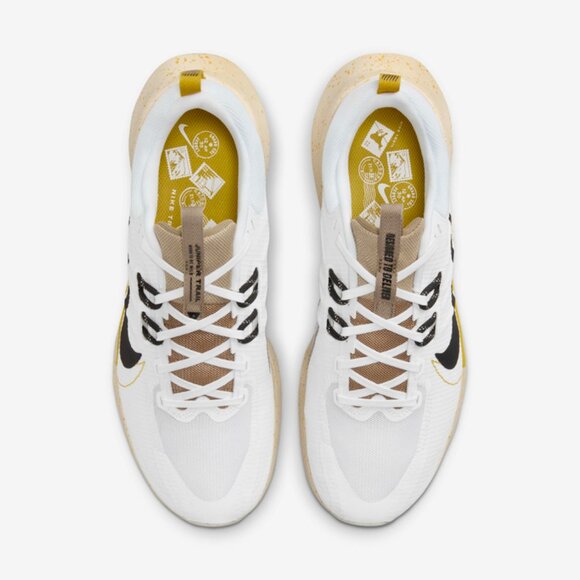 Nike Juniper Trail 2 Mens Trail Running Shoes DM0822 White Vivid Sulfur - Picture 3 of 9